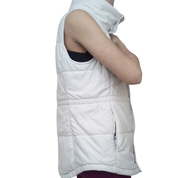 The North Face Heathered Beige White Outdoor Vest Small - Picture 4 of 6